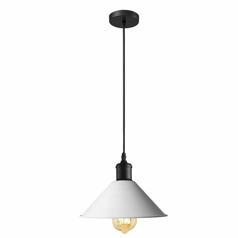 White Pendant Lamp Industrial Style Decorative Ceiling Lamp