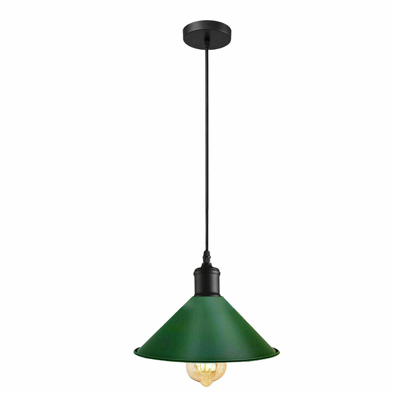 Green Pendant Lamp Industrial Style Decorative Ceiling Lamp