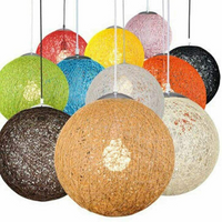 Modern Wicker Rattan Lampshade Ceiling Pendant Lamp - Hanging Decoration Lamp