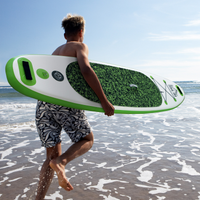 HOMCOM 10ft Blow up Paddle Board Standup Paddle Board Inflatable SUP Board Surfing Non-Slip Panel