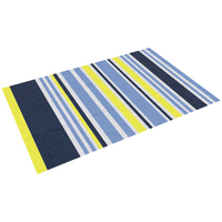 Outsunny Reversible Outdoor Rug, Waterproof Plastic Straw Mat - 121 x 182 cm