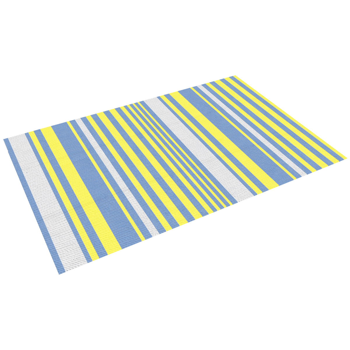 Outsunny Reversible Outdoor Rug | Lightweight & Waterproof | Plastic Straw Mat for Backyard, Deck, RV, Picnic, Beach, Camping | 121 x 182 cm