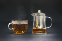 Glass Infuser Teapot - Tower Shape - 750ml | Elegant Tea Brewer