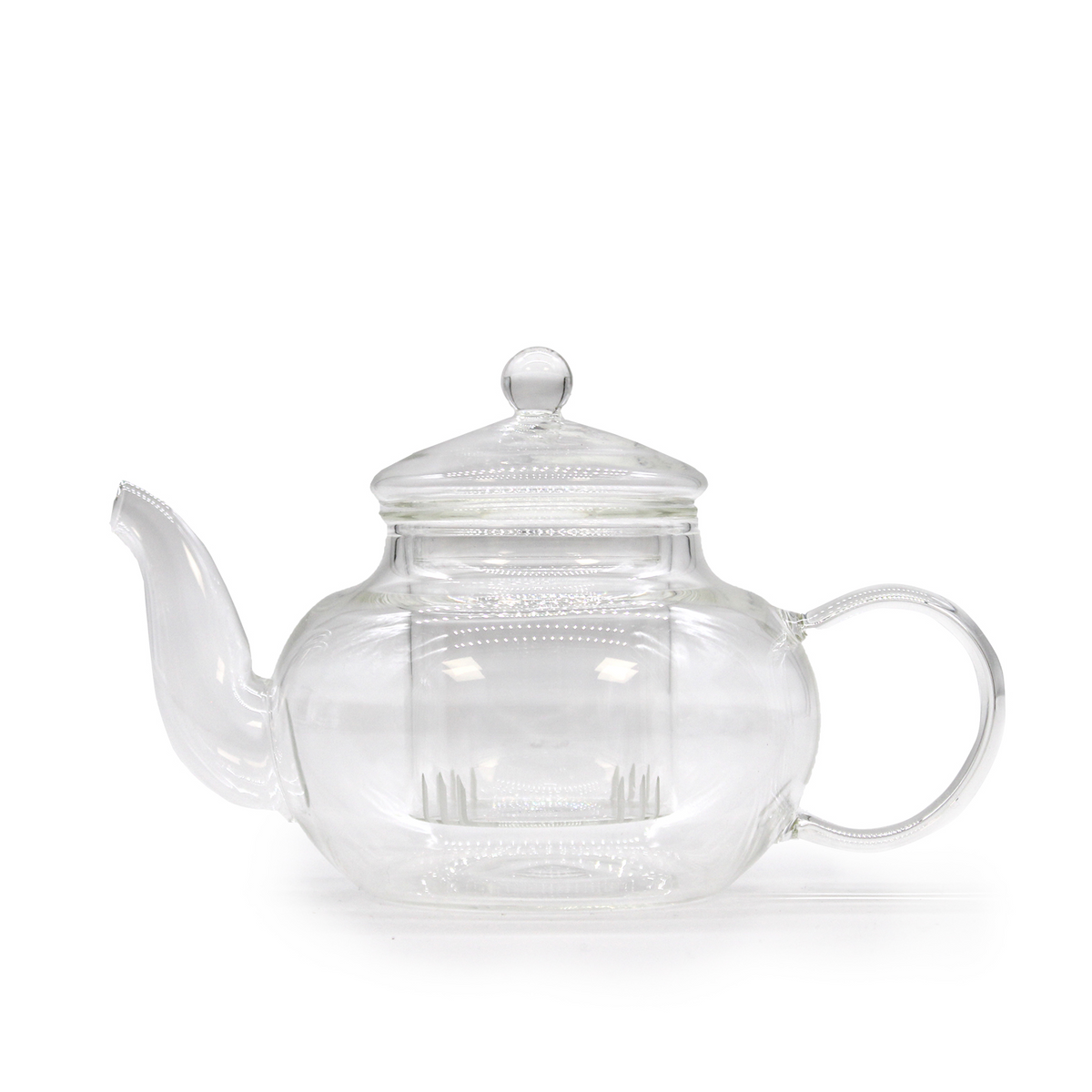 Glass Infuser Teapot - Round Pearl - 400ml - Shop Now!