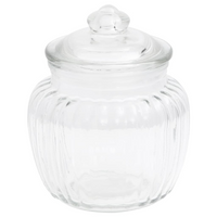 vidaXL Storage Jars 6 pcs 500 ml Glass - Decorative and Functional Glass Jars