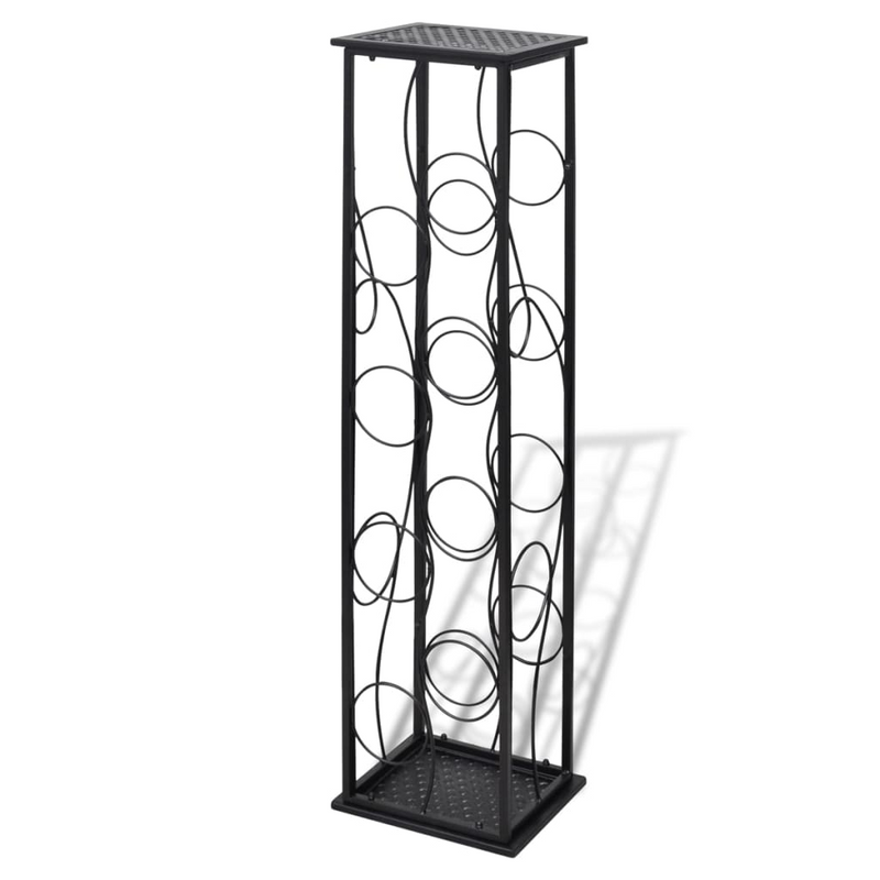 Wine Rack for 8 Bottles Metal - Elegant and Sturdy Wine Storage