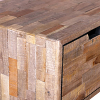 Console Table with 3 Drawers | Reclaimed Teak Wood - Rustic Charm for Your Home