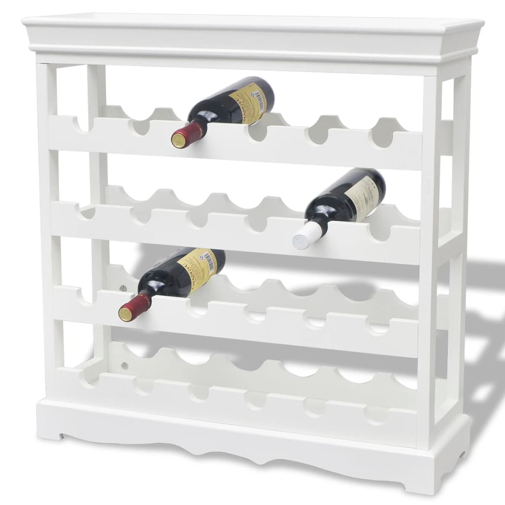 Wine Cabinet Abreu White - Stylish and Practical Wine Storage Solution