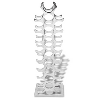 Wine Rack Aluminium Silver 27 Bottles - Store and Organize Your Favorite Wines