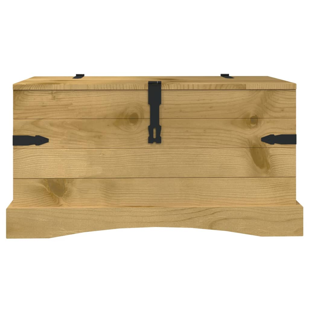 Storage Chest Mexican Pine Corona Range 91x49.5x47 cm - Rustic Charm & Ample Storage Space