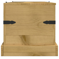 Storage Chest Mexican Pine Corona Range 91x49.5x47 cm - Rustic Charm & Ample Storage Space