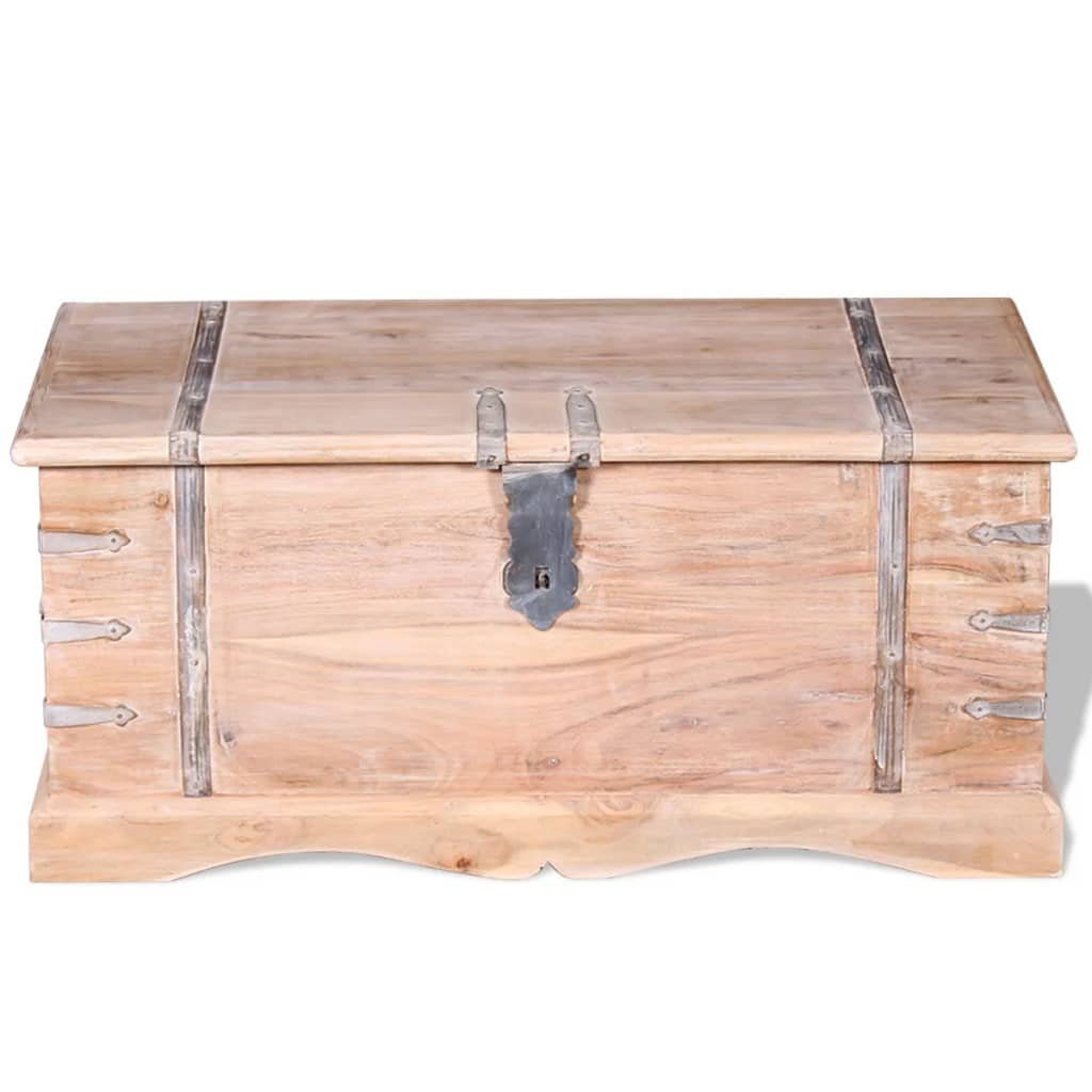 Storage Chest Acacia Wood - Solid and Stylish Storage Solution