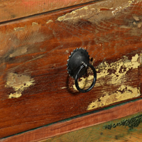 Sideboard Solid Reclaimed Wood 120x35x76 cm - Ample Storage Space | Antique-style | Handmade