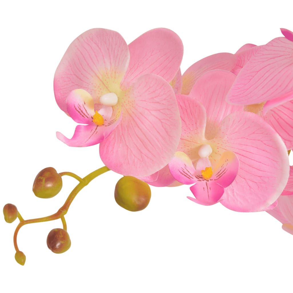 Artificial Orchid Plant with Pot 75 cm Pink - Realistic and Durable