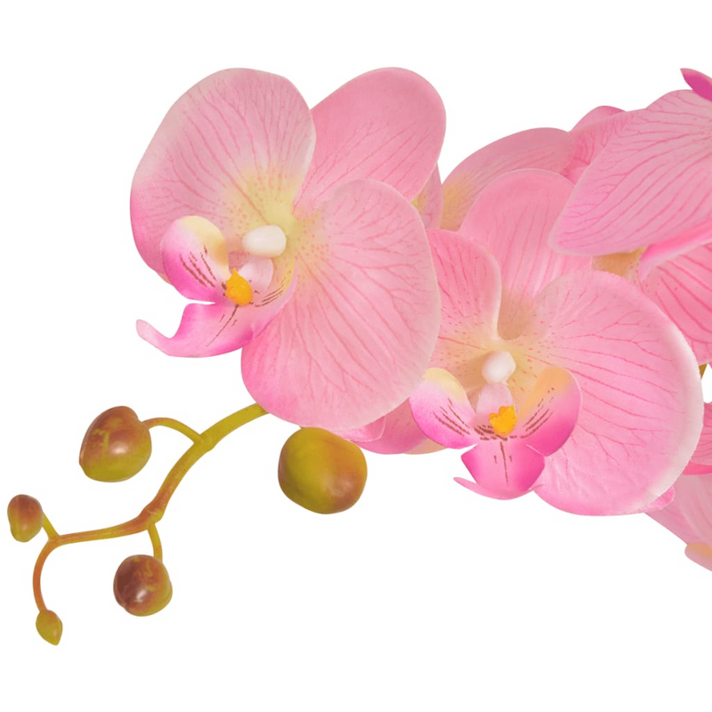 Artificial Orchid Plant with Pot 65 cm Pink - Lifelike and Low Maintenance