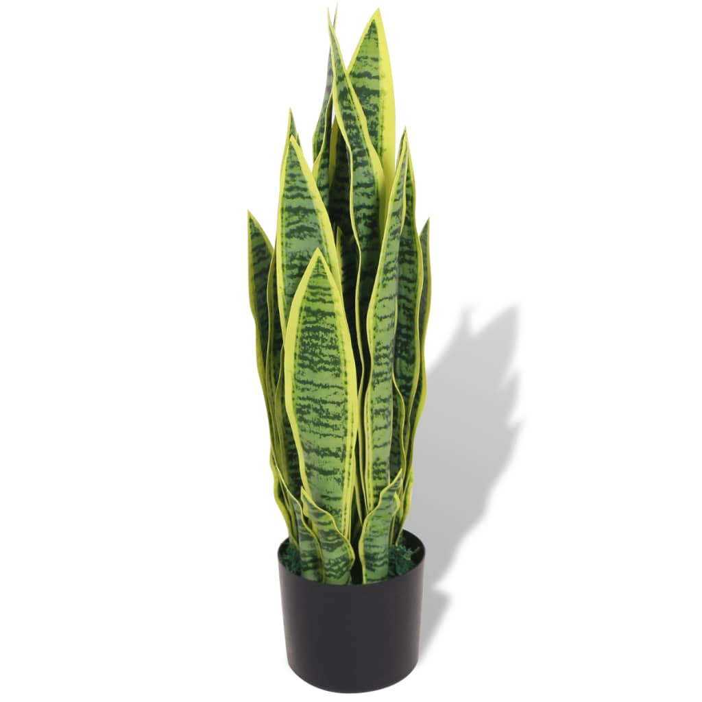 Artificial Sansevieria Plant with Pot 65 cm Green - Lifelike and Low Maintenance