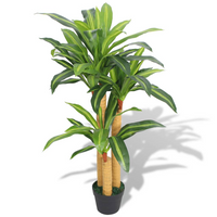 Artificial Dracaena Plant with Pot 100 cm Green - Lifelike and Low-Maintenance