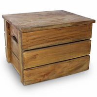 Storage Crate Set - 2 Pieces of Solid Reclaimed Wood