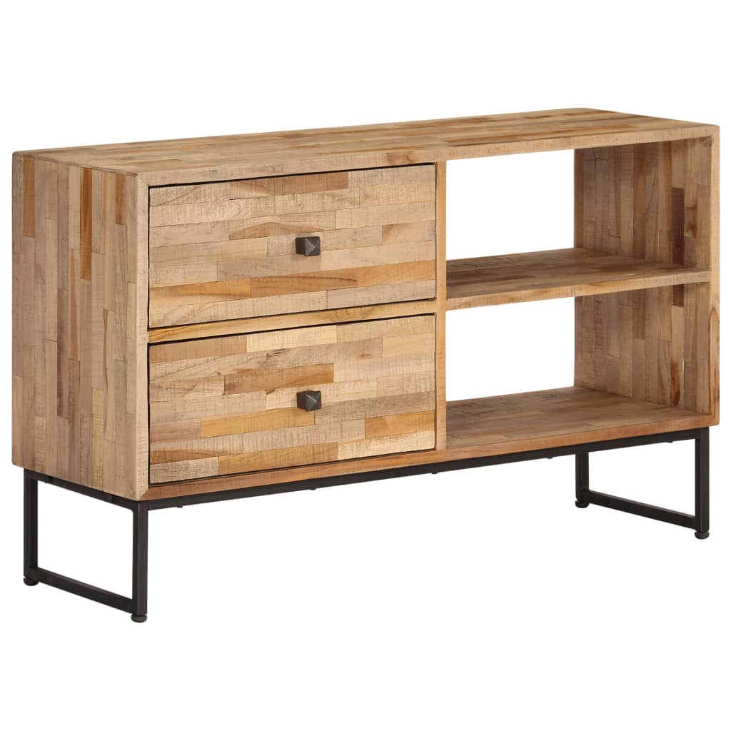 TV Cabinet Reclaimed Teak Wood 90x30x55 cm - Rustic and Durable