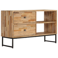 TV Cabinet Reclaimed Teak Wood 90x30x55 cm - Rustic and Durable