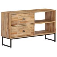 TV Cabinet Reclaimed Teak Wood 90x30x55 cm - Rustic and Durable