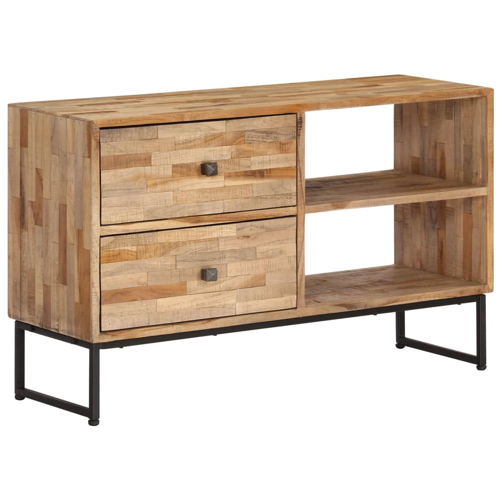 TV Cabinet Reclaimed Teak Wood 90x30x55 cm - Rustic and Durable