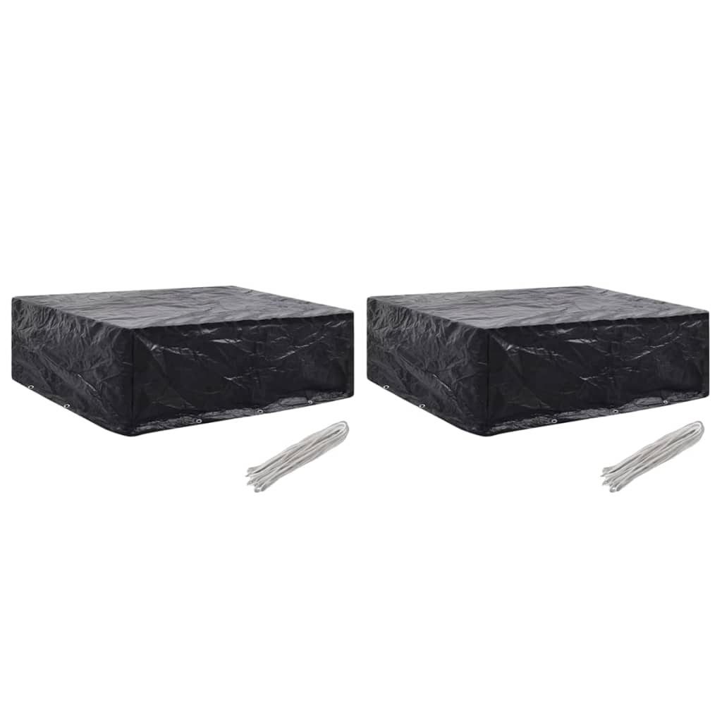 vidaXL Garden Furniture Covers 2 pcs 8 Eyelets 250x210x90 cm