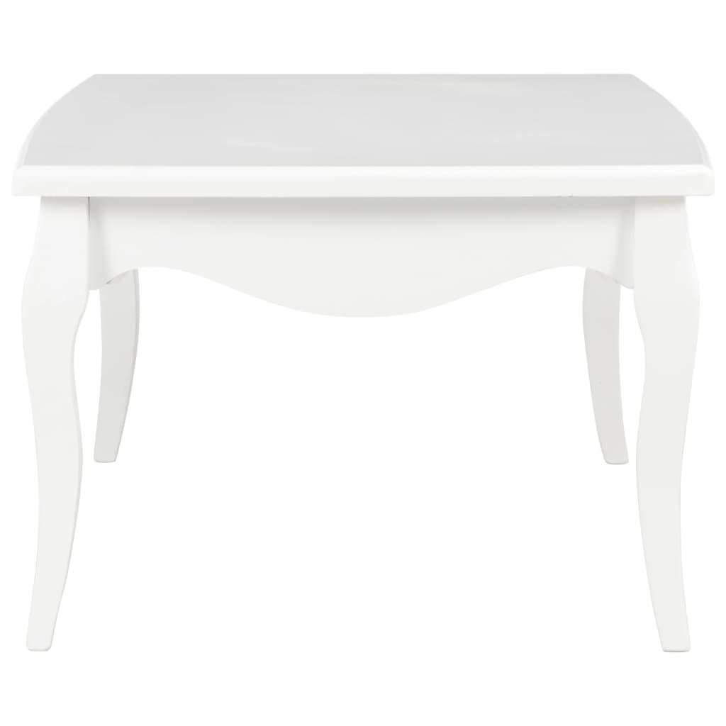 Coffee Table White - Solid Pine Wood | 110x60x40 cm