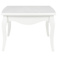 Coffee Table White - Solid Pine Wood | 110x60x40 cm