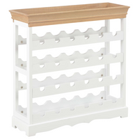 Wine Cabinet White - High-Quality MDF, Ample Storage Space, Stylish Design