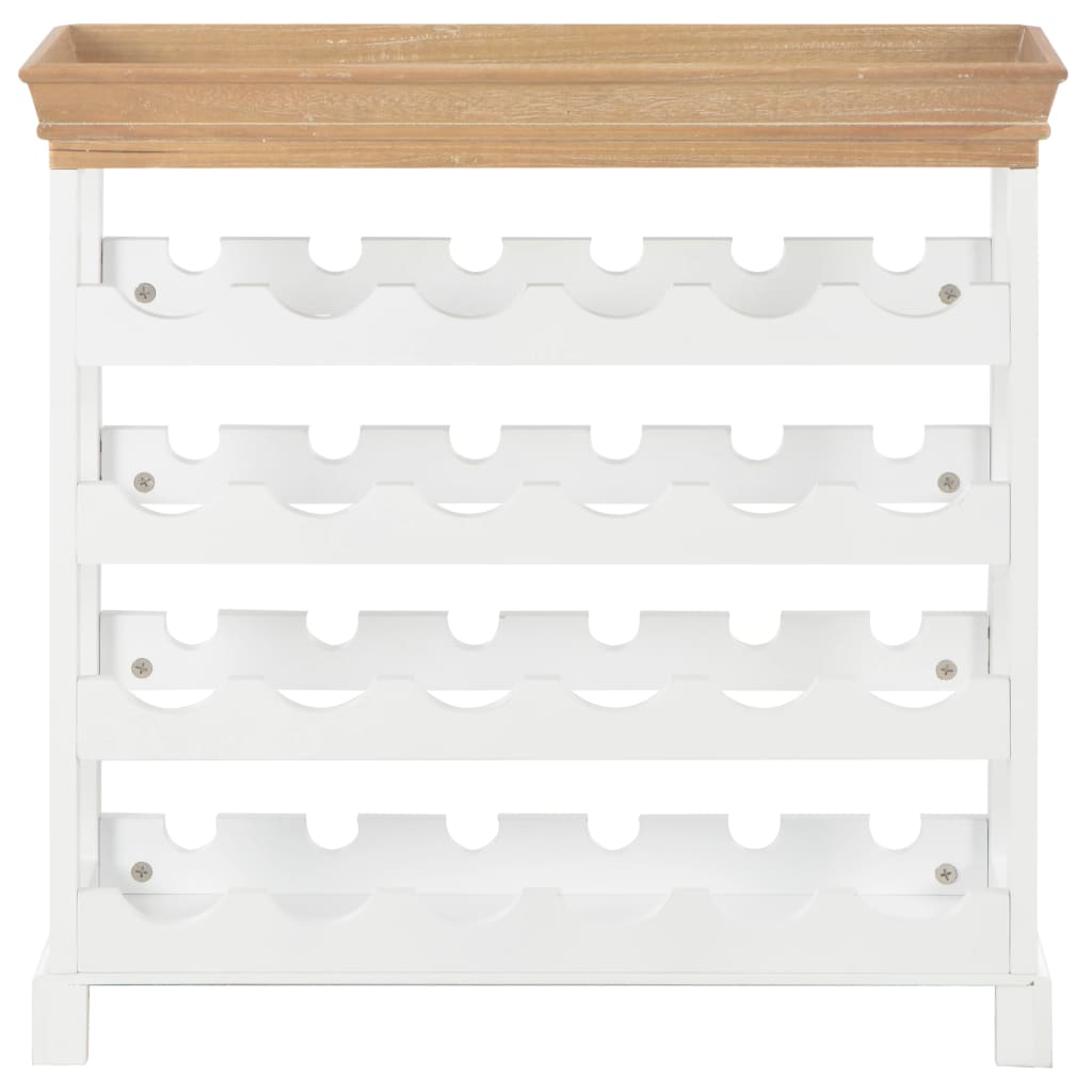 Wine Cabinet White - High-Quality MDF, Ample Storage Space, Stylish Design