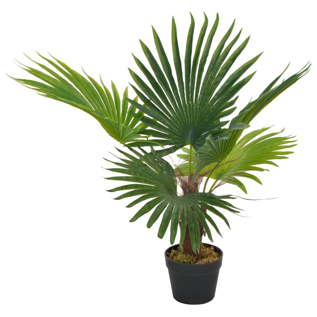 Artificial Plant Palm with Pot Green 70 cm - Lifelike Décor for Home or Office