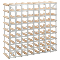 Wine Rack for 72 Bottles Solid Pinewood - Stylish and Durable