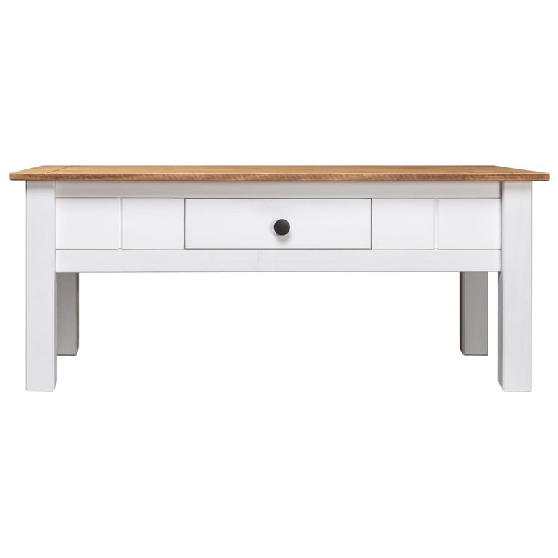 Coffee Table White | Solid Pine Wood Panama Range