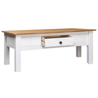 Coffee Table White | Solid Pine Wood Panama Range