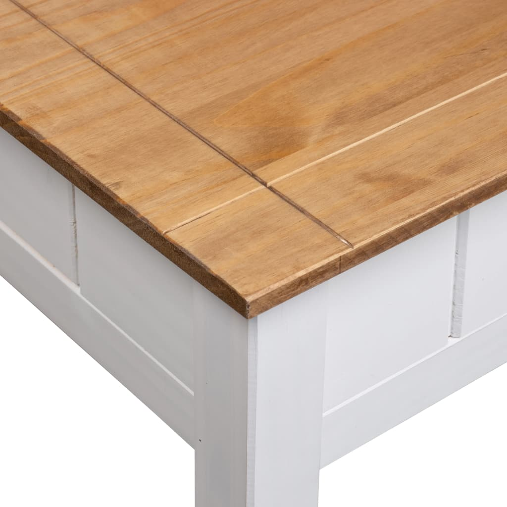 Coffee Table White | Solid Pine Wood Panama Range