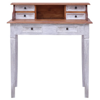 Writing Desk with Drawers 90x50x101 cm - Solid Reclaimed Wood