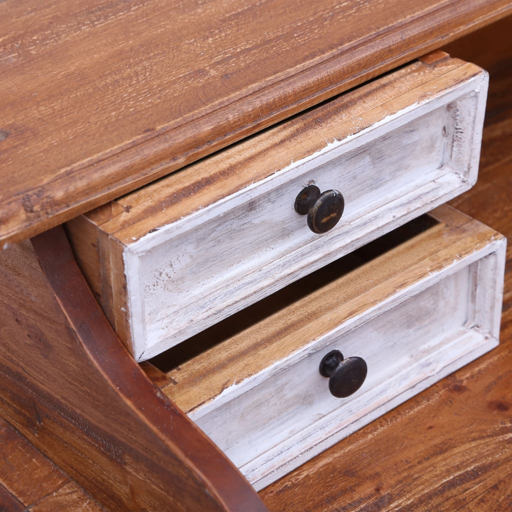 Writing Desk with Drawers 90x50x101 cm - Solid Reclaimed Wood