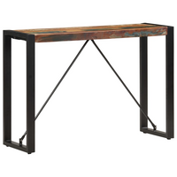 Console Table 110x35x76 cm - Solid Reclaimed Wood, Industrial Charm, Vintage Style