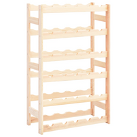 Wine Rack for 30 Bottles Pinewood - Rustic Charm and Durable Design