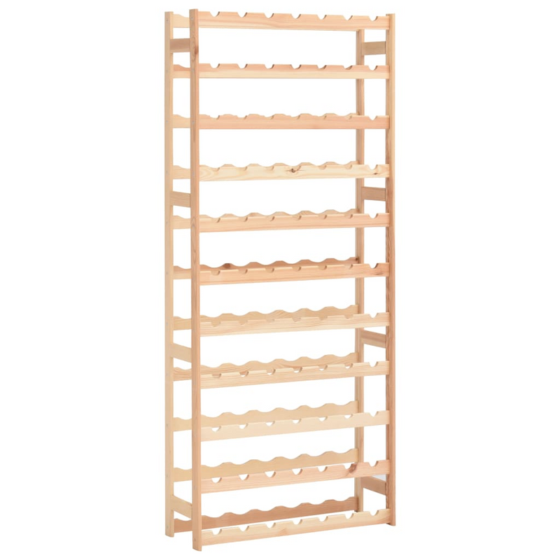 Wine Rack for 77 Bottles Pinewood - Stylish Storage and Display