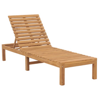 Sun Loungers 2 pcs Solid Wood Teak