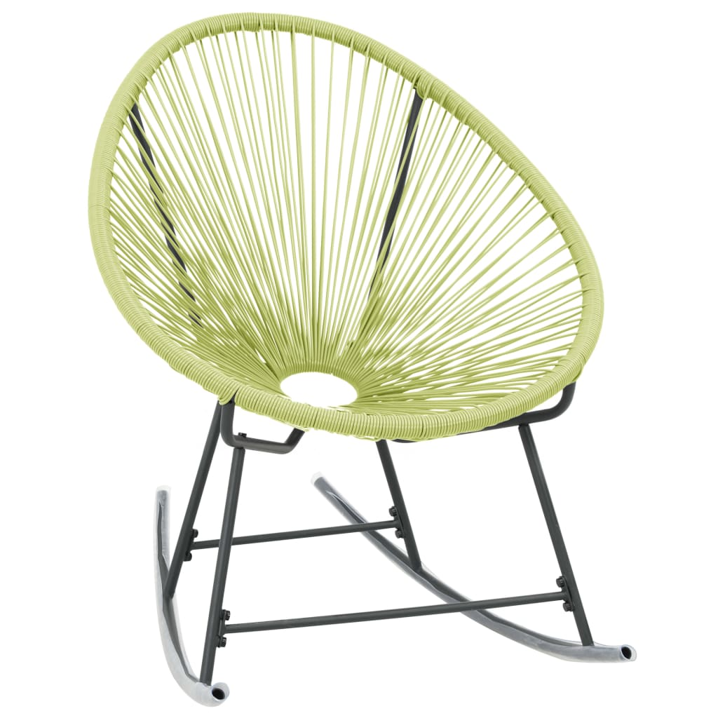 Outdoor Acapulco Chair Poly Rattan Green - Stylish and Comfortable