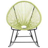 Outdoor Acapulco Chair Poly Rattan Green - Stylish and Comfortable