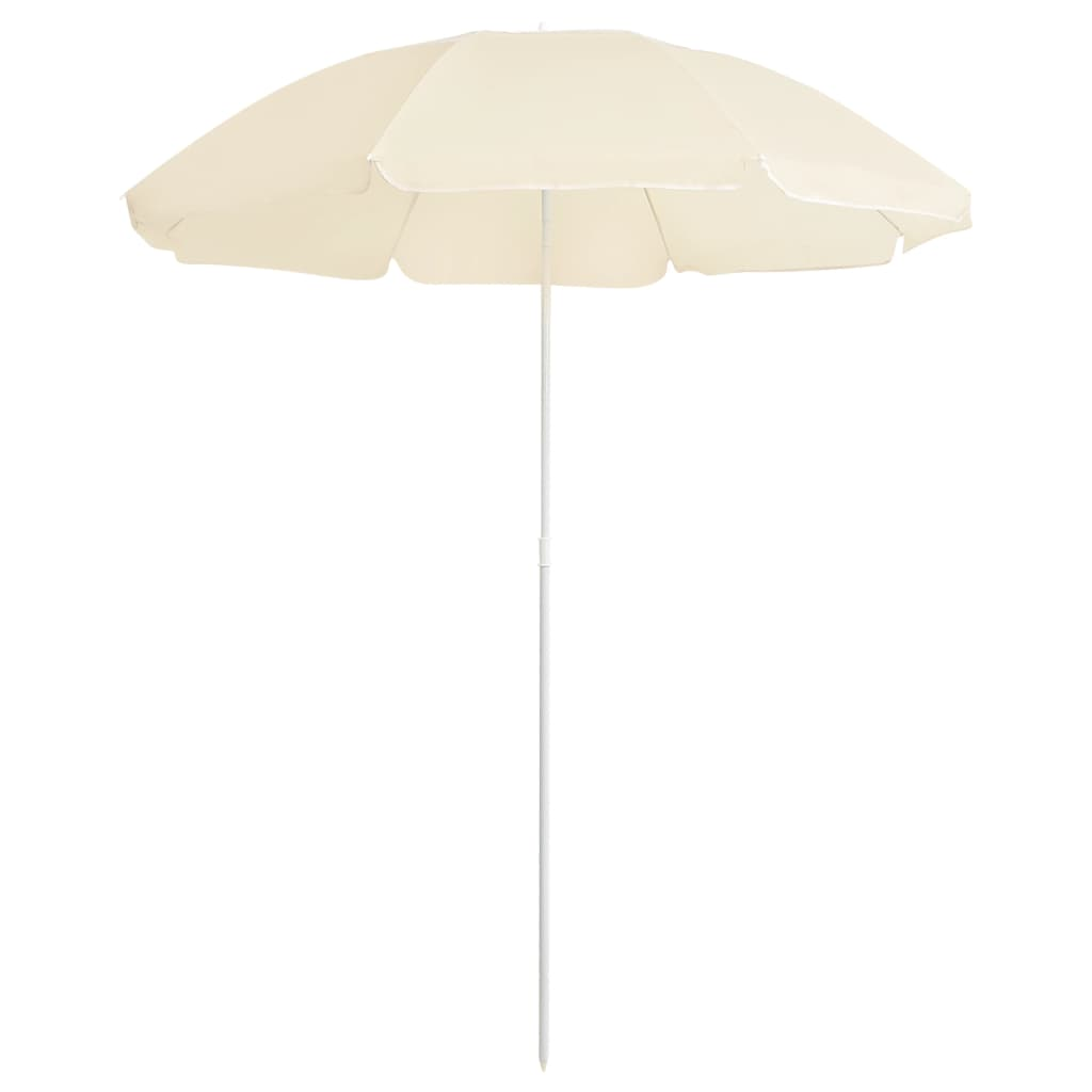 Outdoor Parasol with Steel Pole Sand 180 cm - Create Shade and Enjoy the Outdoors