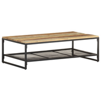 Coffee Table 110x60x35 cm Solid Reclaimed Wood - Rustic Style