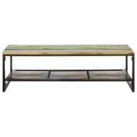 Coffee Table 110x60x35 cm Solid Reclaimed Wood - Rustic Style