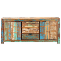 Sideboard 175x40x75 cm - Solid Reclaimed Wood | Rustic Style Furniture