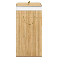 vidaXL Bamboo Laundry Basket 72 L - Stylish and Functional Storage Solution