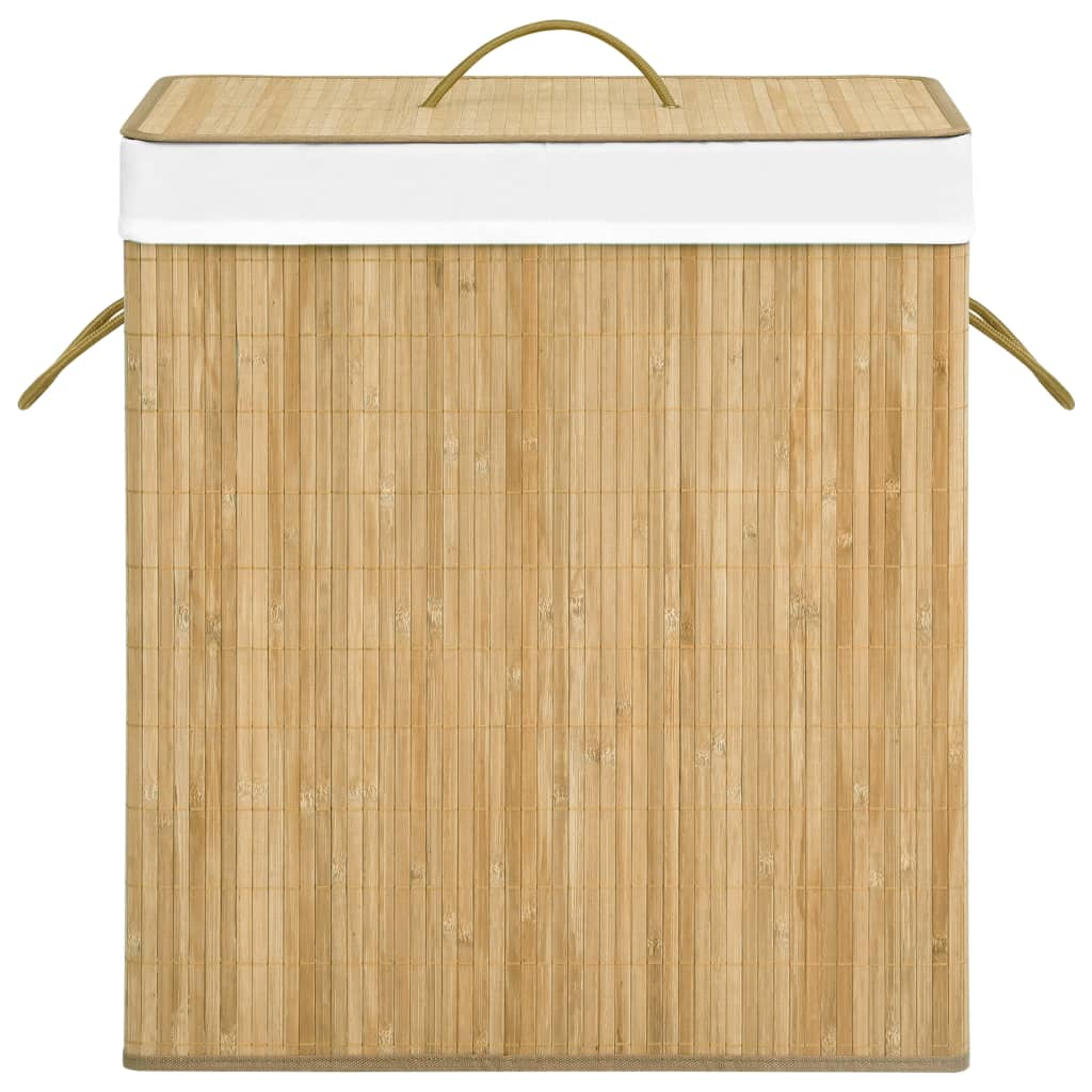 vidaXL Bamboo Laundry Basket 100 L - Stylish Storage Solution